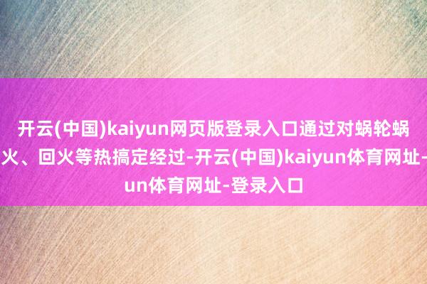 开云(中国)kaiyun网页版登录入口通过对蜗轮蜗杆进行淬火、回火等热搞定经过-开云(中国)kaiyun体育网址-登录入口