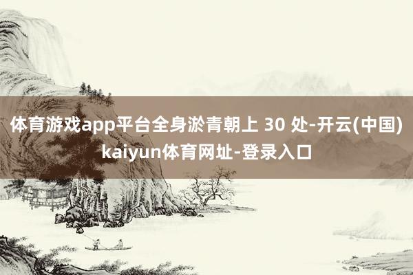体育游戏app平台全身淤青朝上 30 处-开云(中国)kaiyun体育网址-登录入口