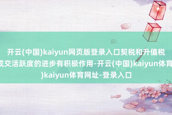 开云(中国)kaiyun网页版登录入口契税和升值税的优惠对楼市成交活跃度的进步有积极作用-开云(中国)kaiyun体育网址-登录入口
