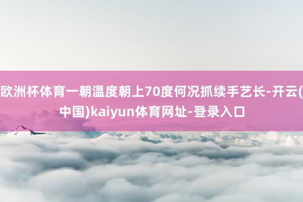 欧洲杯体育一朝温度朝上70度何况抓续手艺长-开云(中国)kaiyun体育网址-登录入口