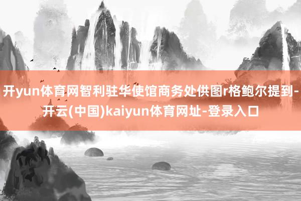 开yun体育网智利驻华使馆商务处供图r格鲍尔提到-开云(中国)kaiyun体育网址-登录入口